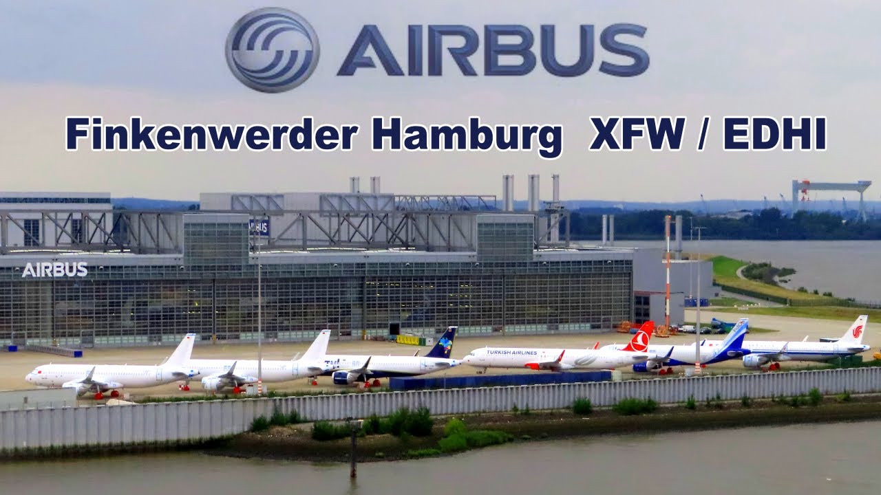 Airbus Factory at Finkenwerder Hamburg Germany XFW / EDHI