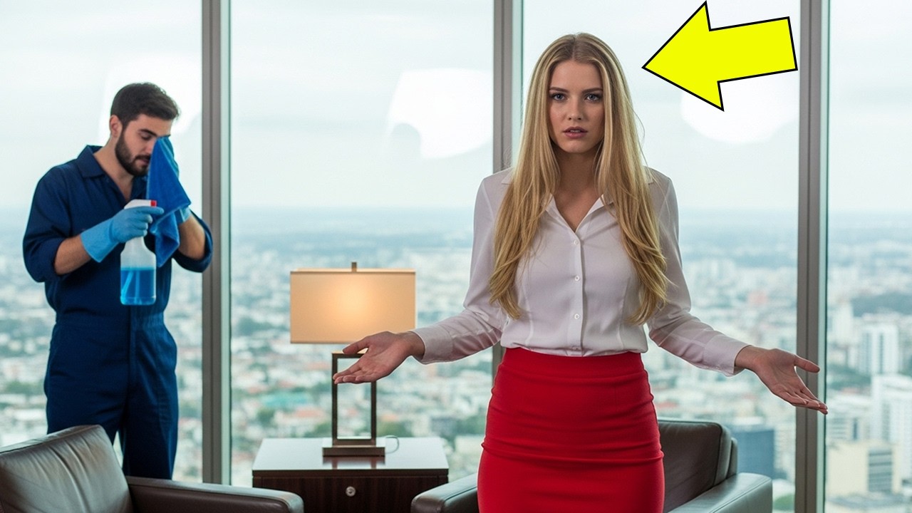 “NÃO OLHE MINHAS PERNAS”, DISSE A CEO… MAS O ZELADOR JÁ TINHA VISTO TUDO