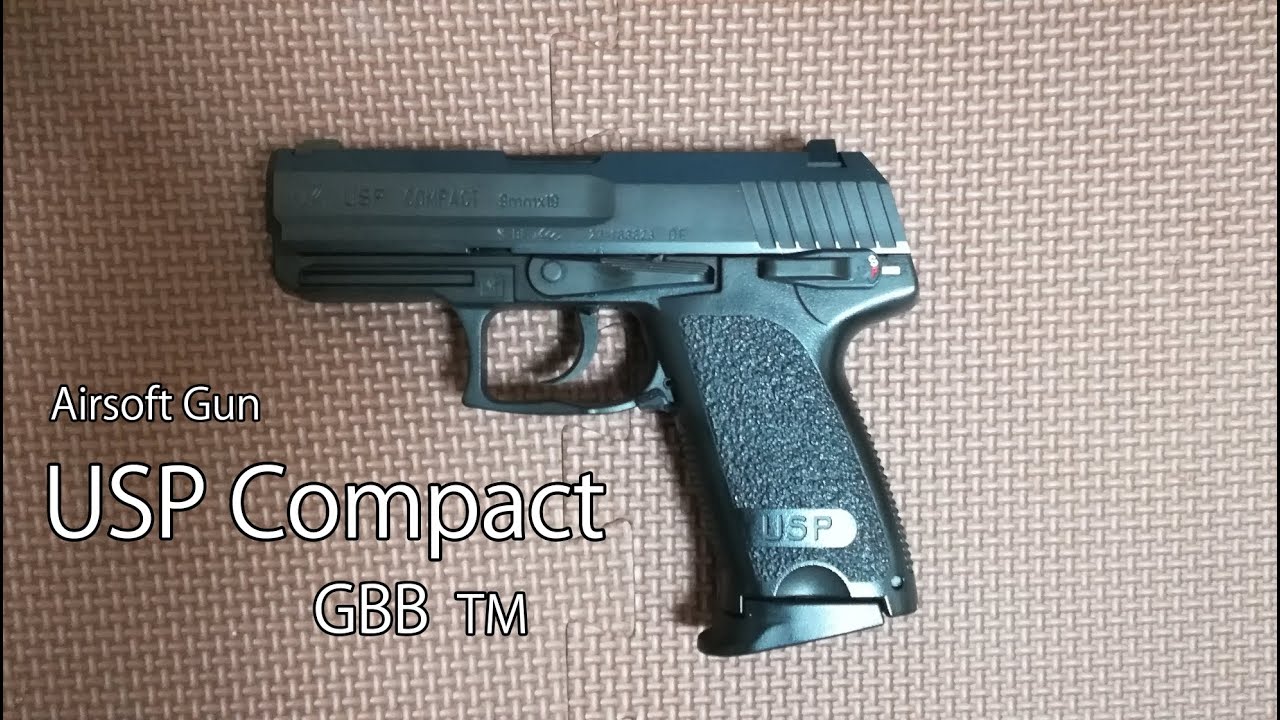 【Airsoft】USP Compact GBB TM (Field Stripping)
