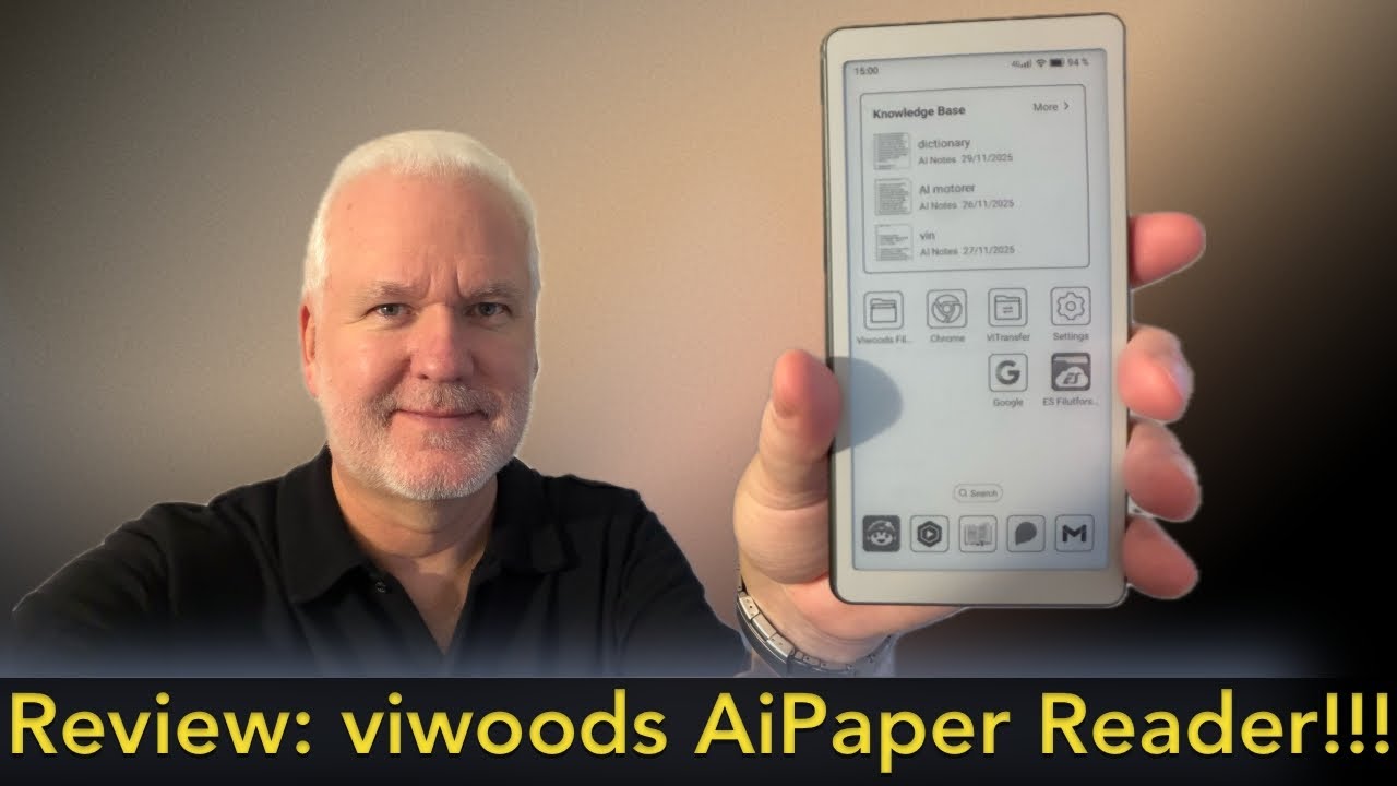 Обзор Viwoods AiPaper Reader! - отличная электронная книга, отличная база знаний по ИИ!