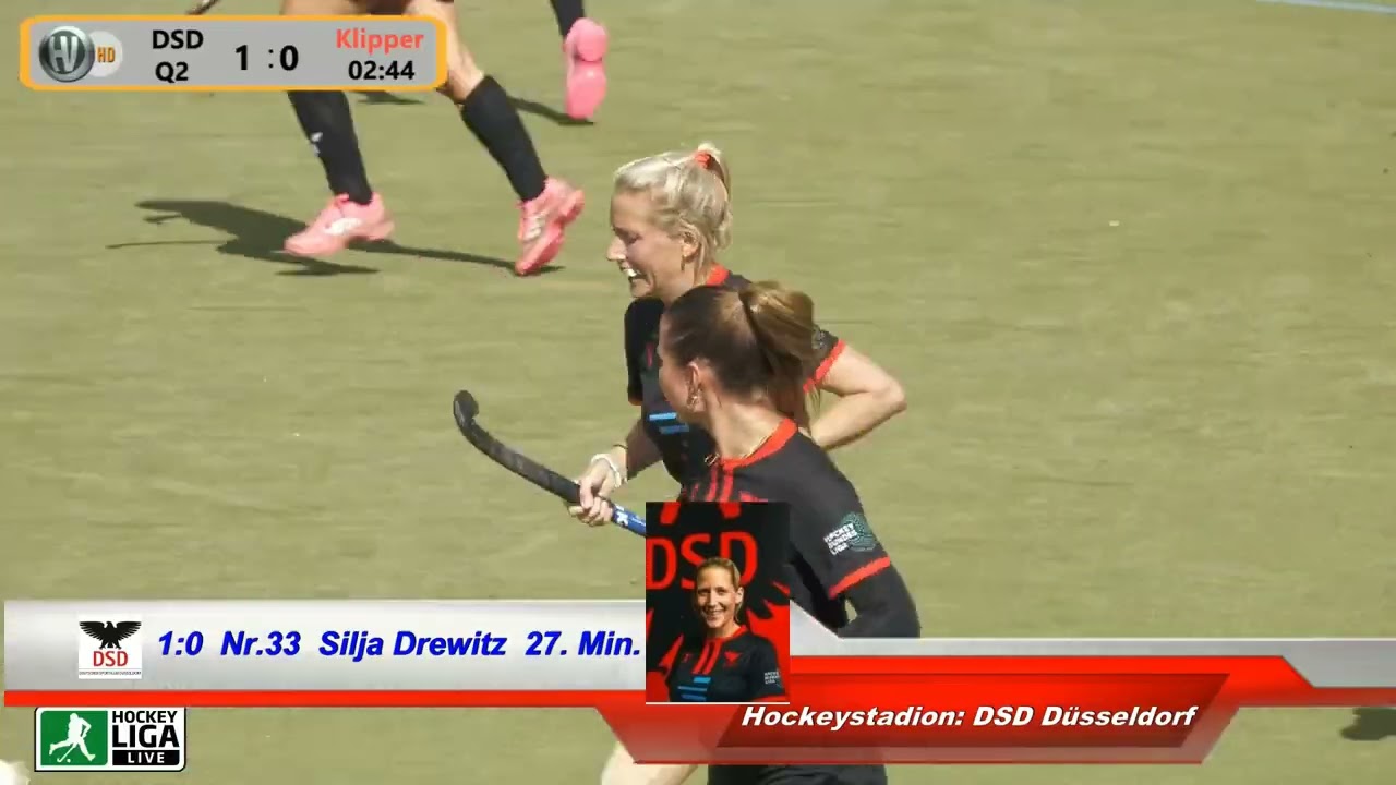 2. Feldhockey Bundesliga Damen DSD Düsseldorf vs. Klipper THC HH 14.09.2025 Highlights