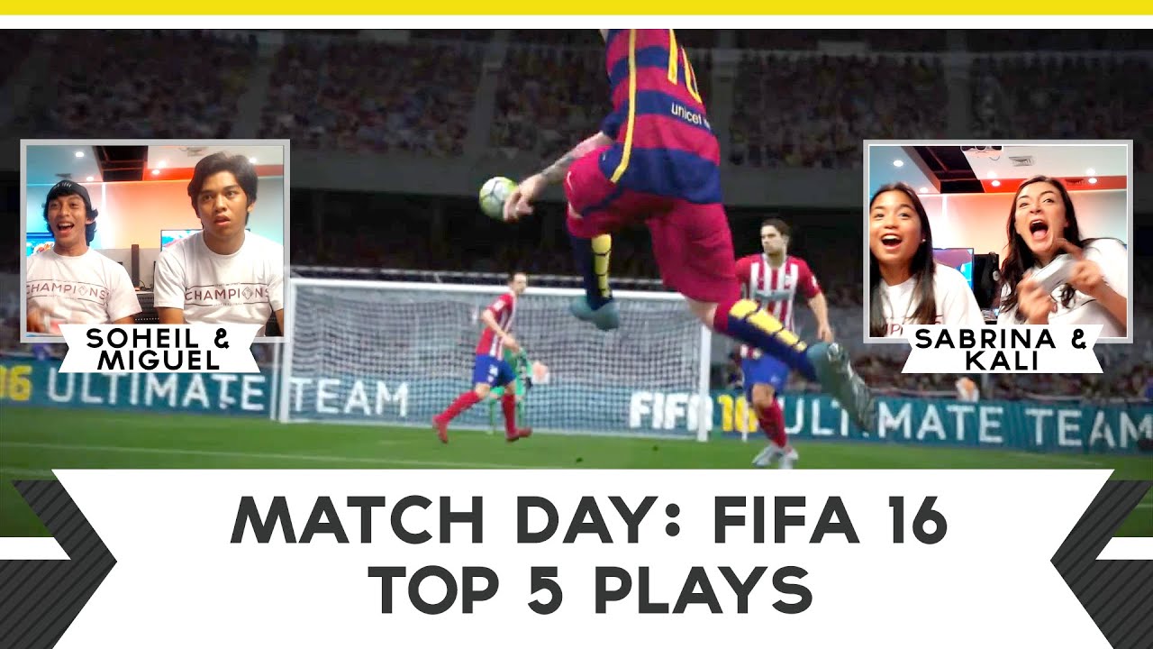 FIFA 16  | Top 5 Plays | Match Day