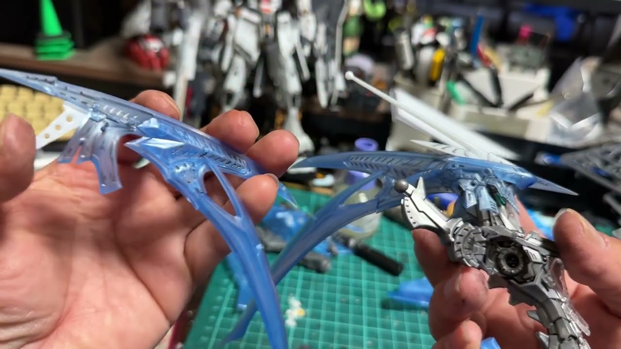 ボークスVSMS 破烈の人形　制作開始　とりあえず素組み中で　ダブルスイングなどをお見せします^_^