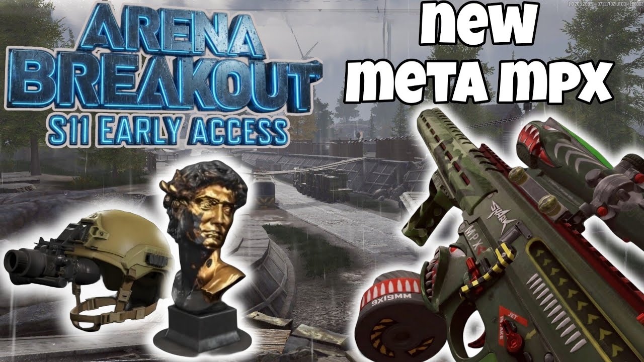 Season11 New Meta MPX in Gold Drop Farm | Arena Breakout