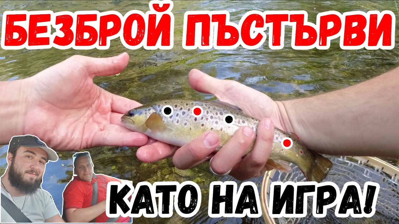 БЕЗБРОЙ ПЪСТЪРВИ КАТО НА ИГРА! ПРЕКРАСЕН ДЕН И CATCH&COOK НА ЧЕРЕШИ! :)