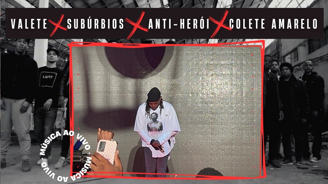 Valete - Subúrbios + Anti-Herói + Colete Amarelo [AO VIVO]  #luandaginfest #kanokortado #aperitivo