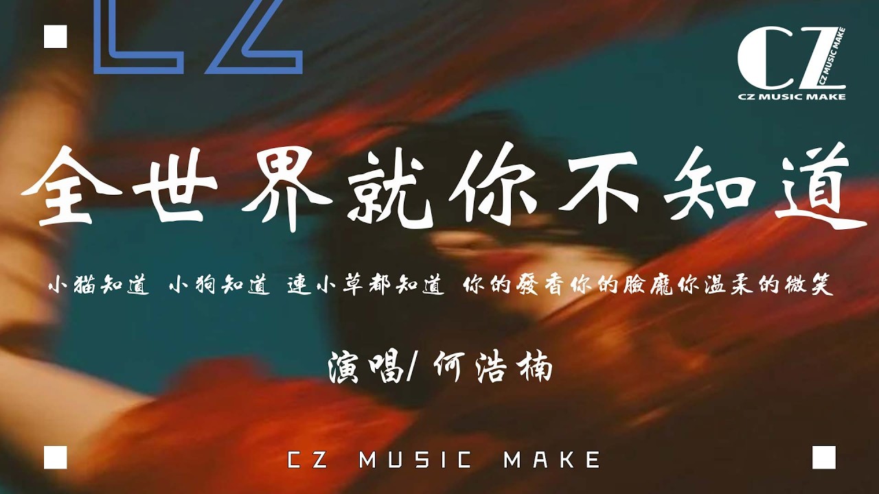 全世界就你不知道 - 何浩楠『quan shi jie jiu ni bu zhi dao - he hao nan』