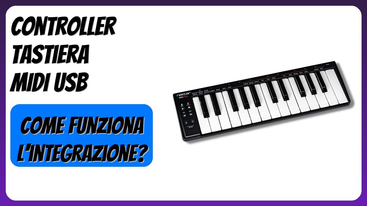 RECENSIONE (2025) : Controller tastiera MIDI USB. DETTAGLI