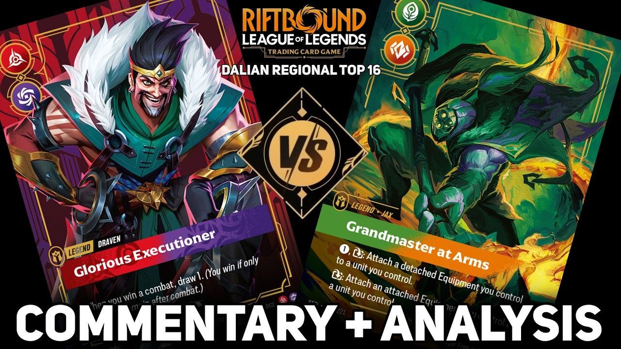 Draven Vs Jax | Dalian Regional Top 16 Match | Commentary + Analysis