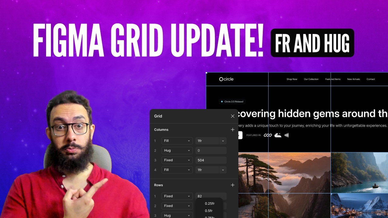 Figma’s Grid Update we've been waiting for! Hug & Fractional Units