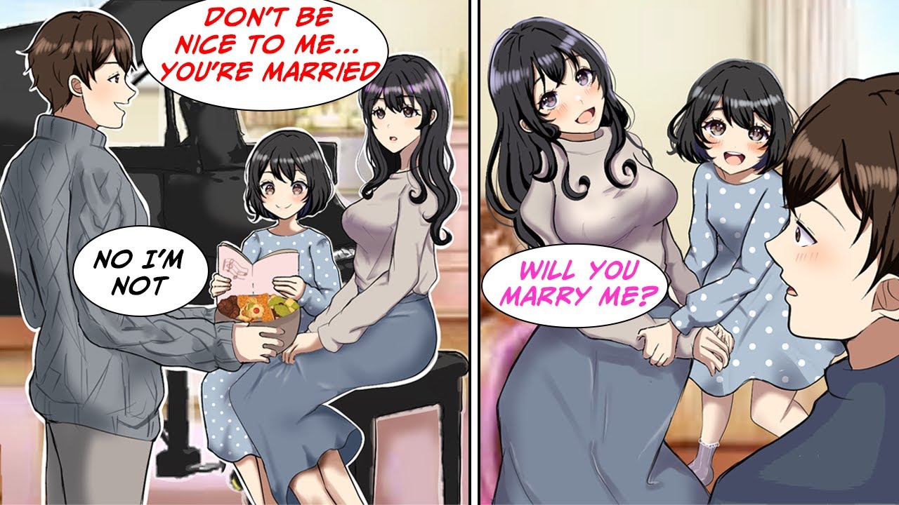 [Manga Dub] My daughter's piano teacher thought I was married [RomCom]