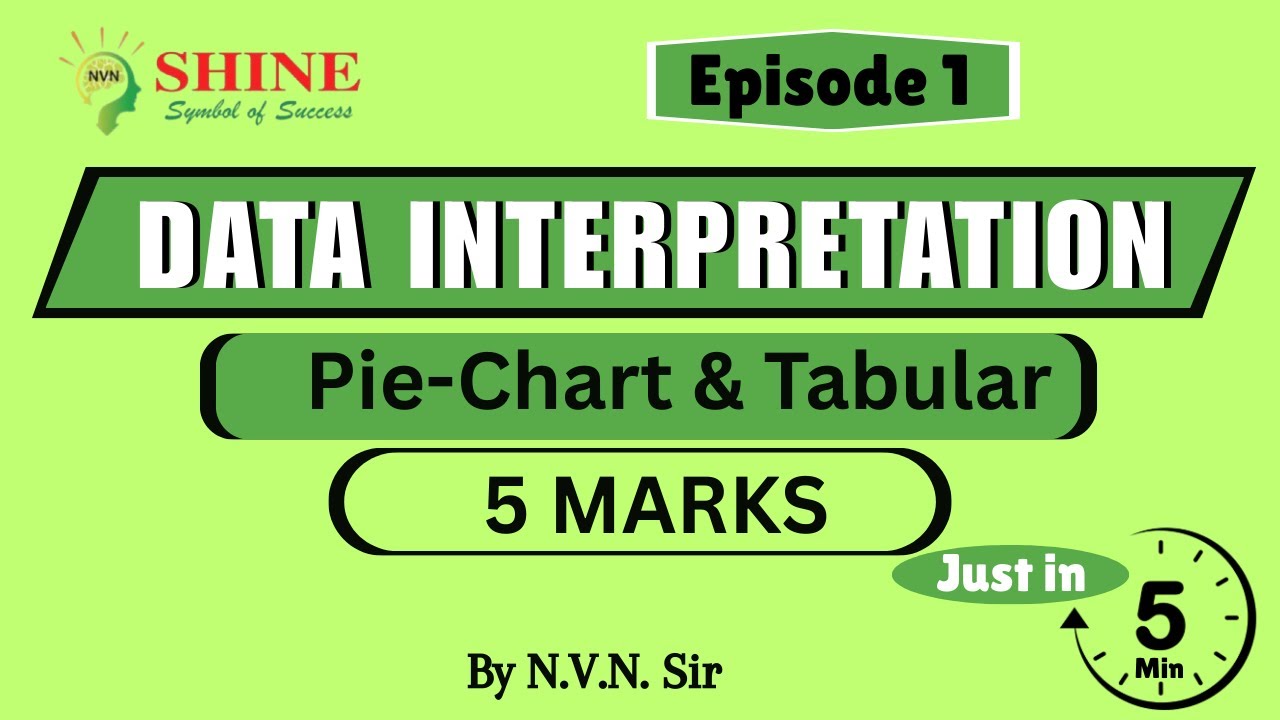 Episode 1 of DATA INTERPRETATION By N.V.N. Sir 