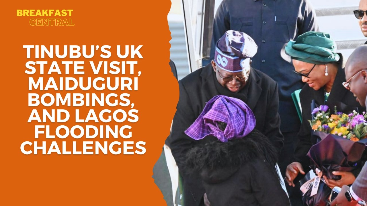 Tinubu’s UK State Visit, Maiduguri Bombings, and Lagos Flooding Challenges
