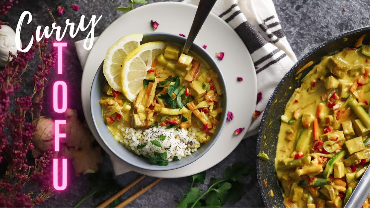 Curry di TOFU | Ricetta con il tofu FACILE E VELOCE | VEGAN