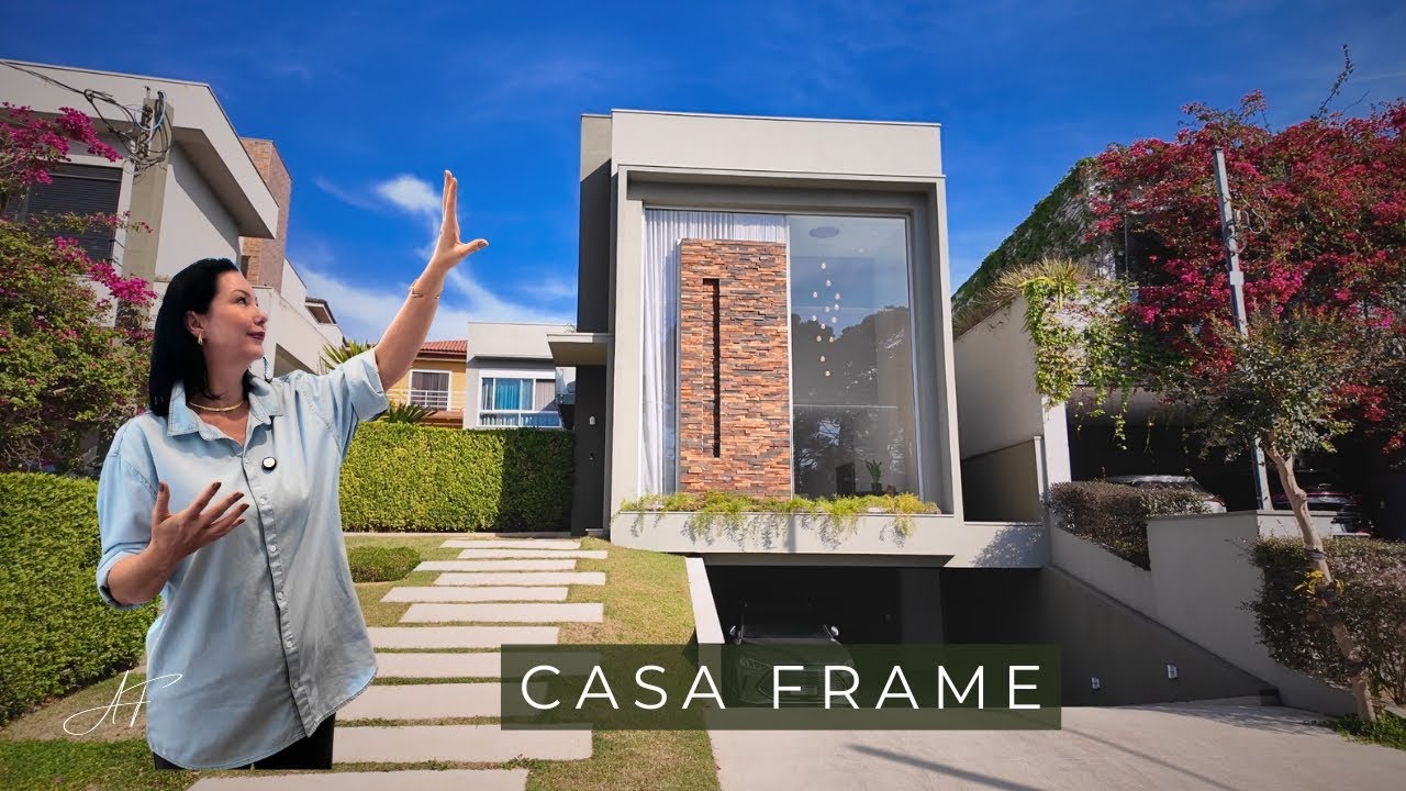 CASA FRAME: A MOLDURA PERFEITA para sua vida em Aldeia da Serra | Tour por uma obra de arte