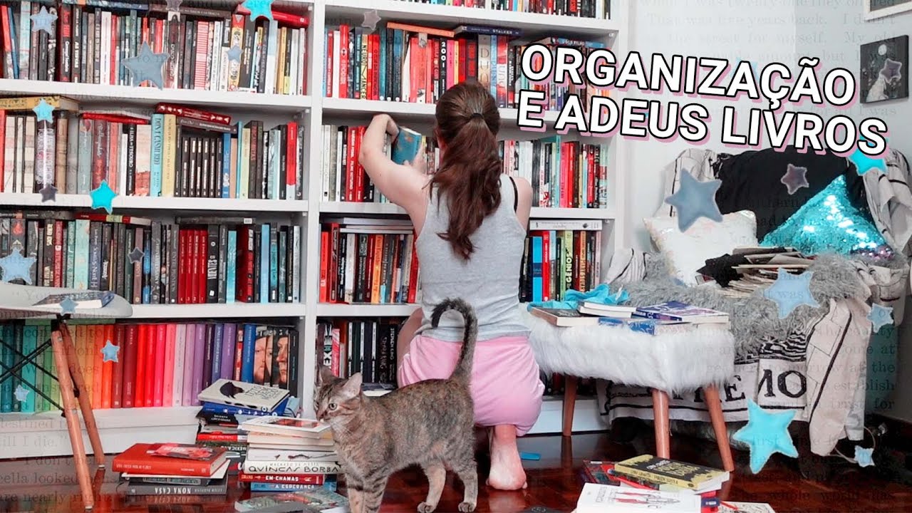Organizando a Estante e Tirando Livros que Não Quero Mais
