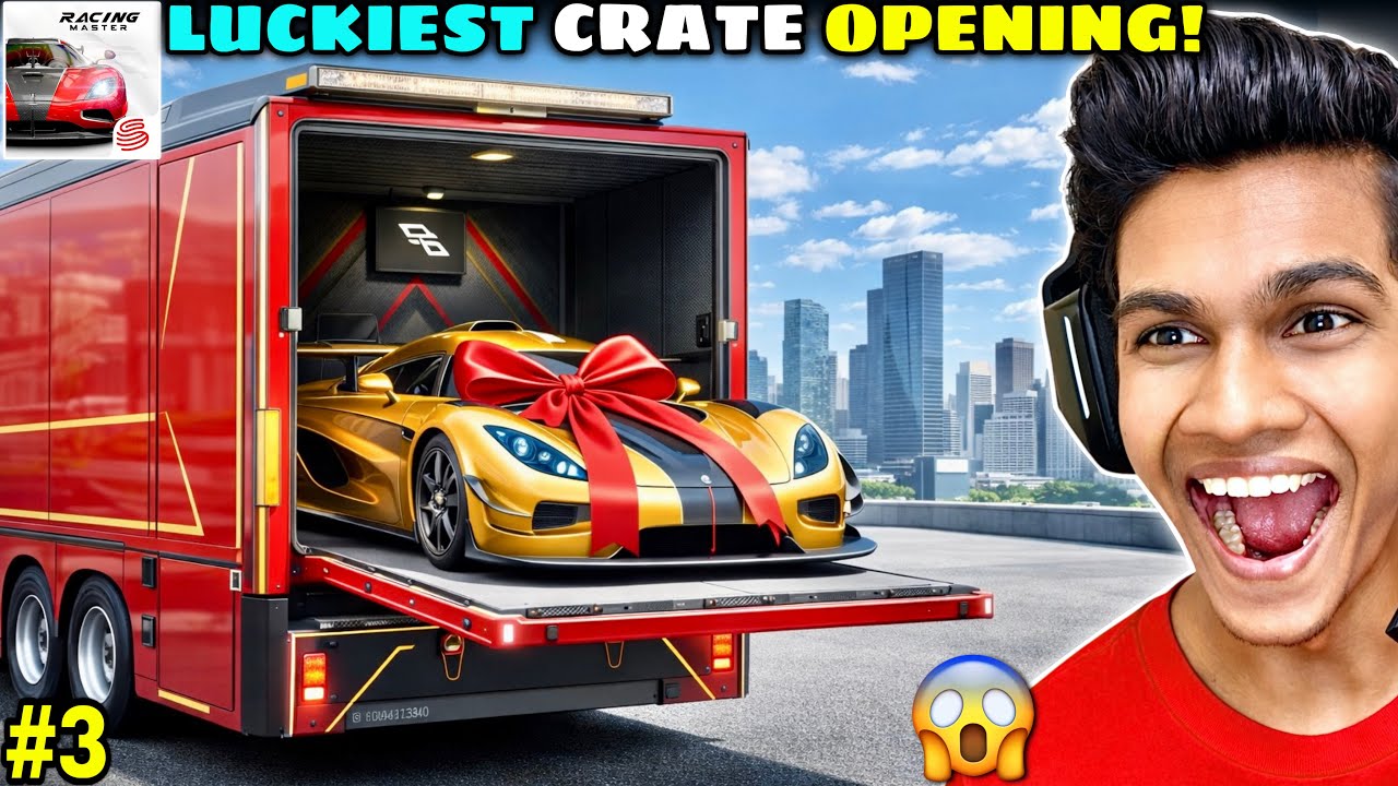 LUCKIEST CRATE OPENING LEGENDARY CARS! 😱 - RACING MASTER - RACING MASTER GAMEPLAY IN HINDI