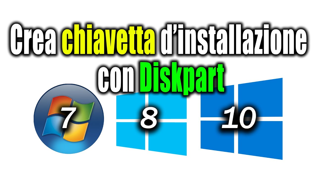 Crea chiavetta d'installazione Windows 7/8/10 con 