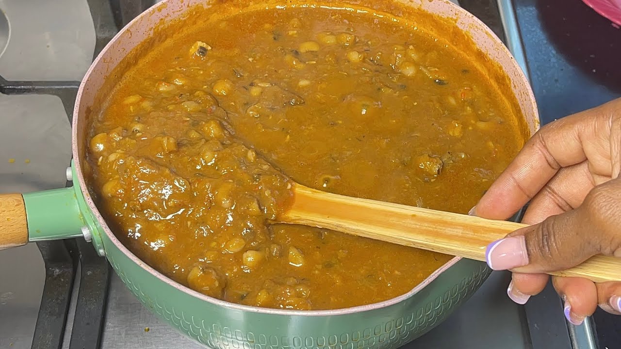 Authentic Ghana Beans Stew (Red Red) with Toolo Beef | Easy Beans Stew Recipe