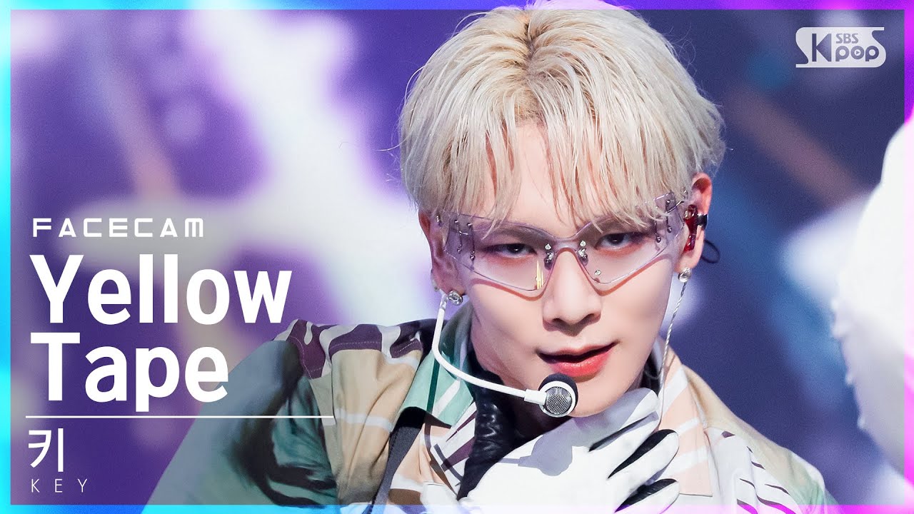 [페이스캠4K] 키 'Yellow Tape' (KEY FaceCam)│@SBS Inkigayo_2021.10.03.