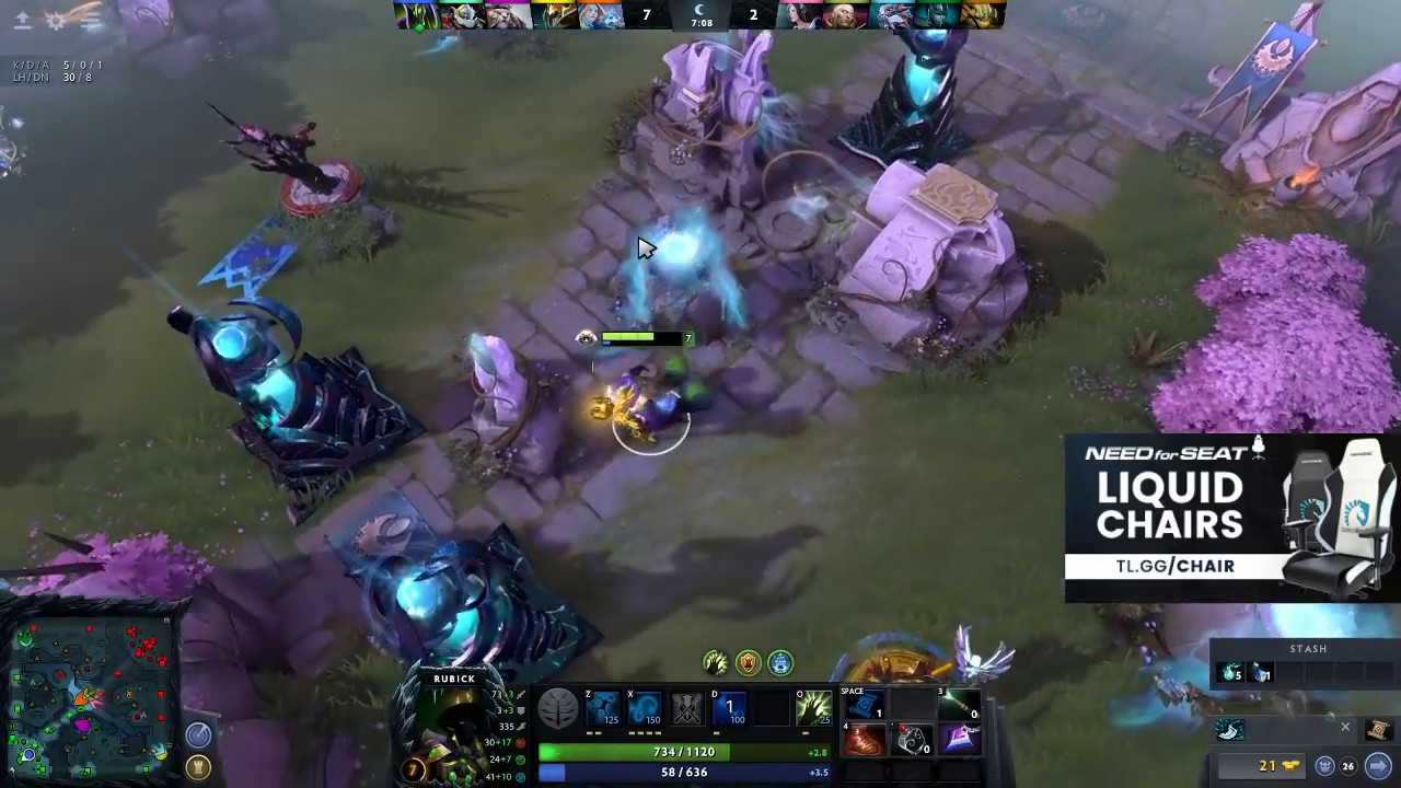 Miracle Rubick Carry 32 Kills WTF Pro Gameplay Dota 2 Full Game Twitch Stream Live MMR