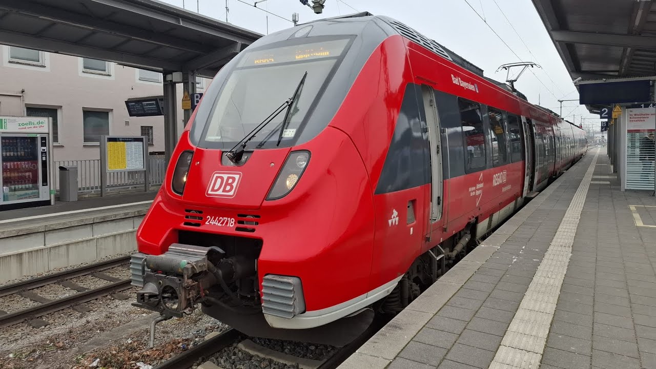 RB 65 von Weilheim nach München Hbf mit Talent 2