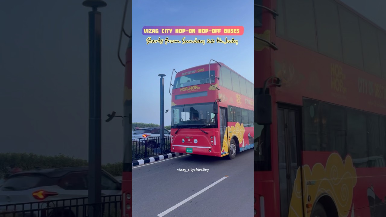 Vizag City Tour in Hop on Hop off Buses #hoponhopoff #citytour
