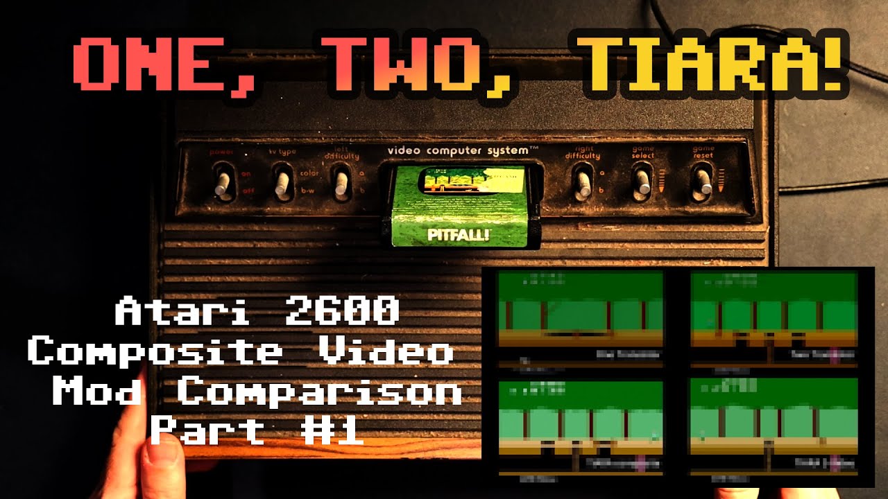 Atari 2600 Composite Video Showdown Part #1: TRC TIARA vs One and Two Transistor mods