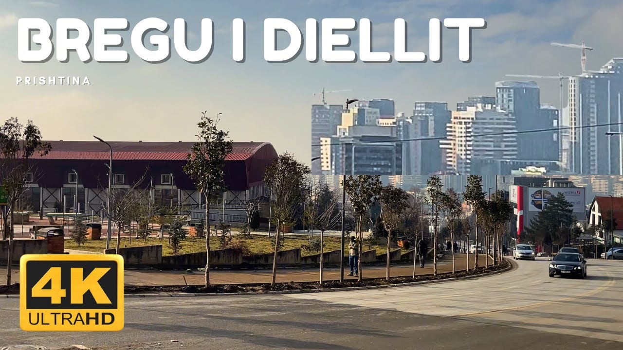 Bregu i Diellit [PRISHTINA] Amazing City View | Walking Tour 4K