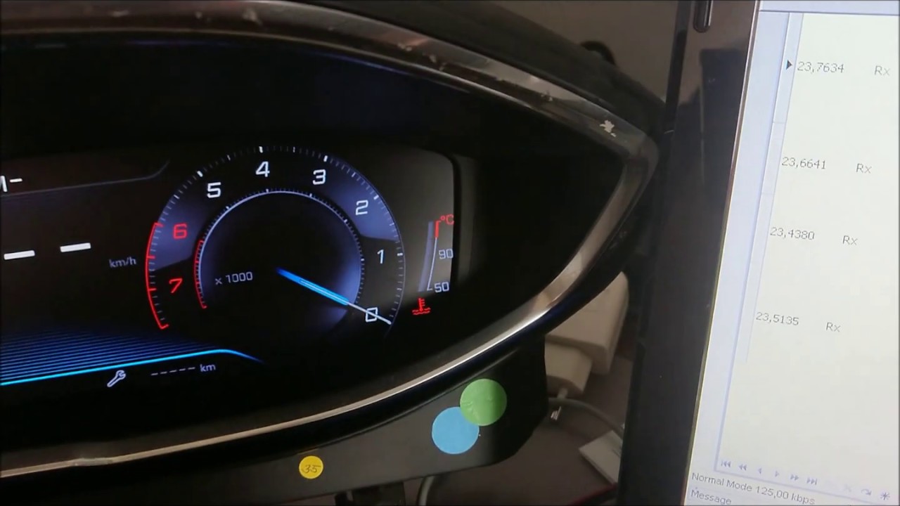 Diagnostyka licznika samochodu Peugeot 3008 drugiej generacji digital dashboard