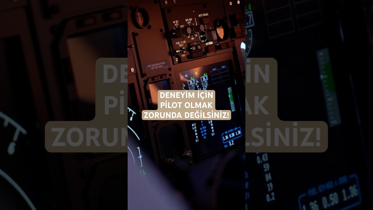 PİLOT OLMAK ZORUNDA DEĞİLSİNİZ ✈️ | YETİŞKİNLER İÇİN UÇUŞ SİMÜLASYONU