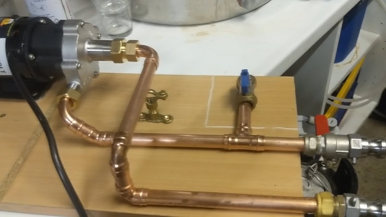 Plumbing in a New Brewing Pump