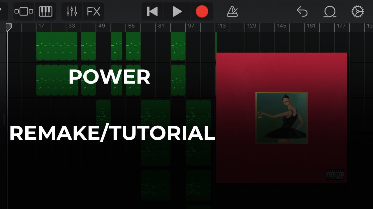 POWER | Kanye West Garageband Remake/Tutorial