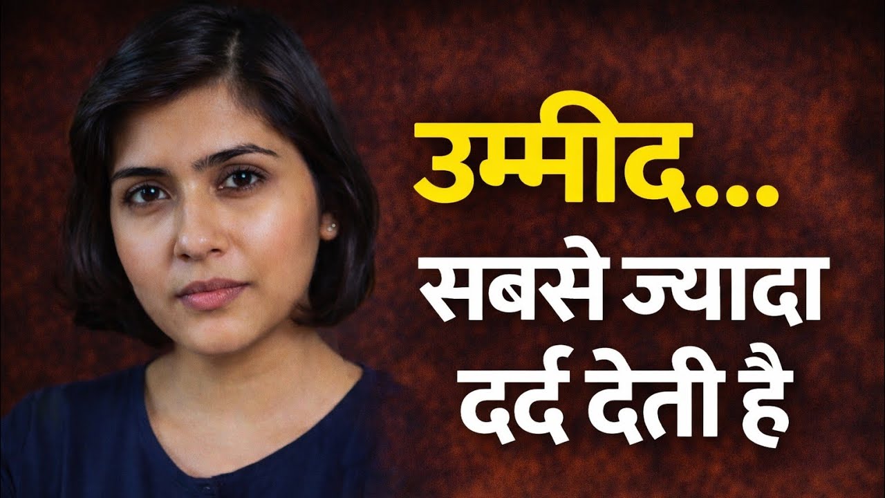 जिनसे उम्मीद होती है, वही सबसे ज़्यादा दर्द देते हैं । Hard Truth