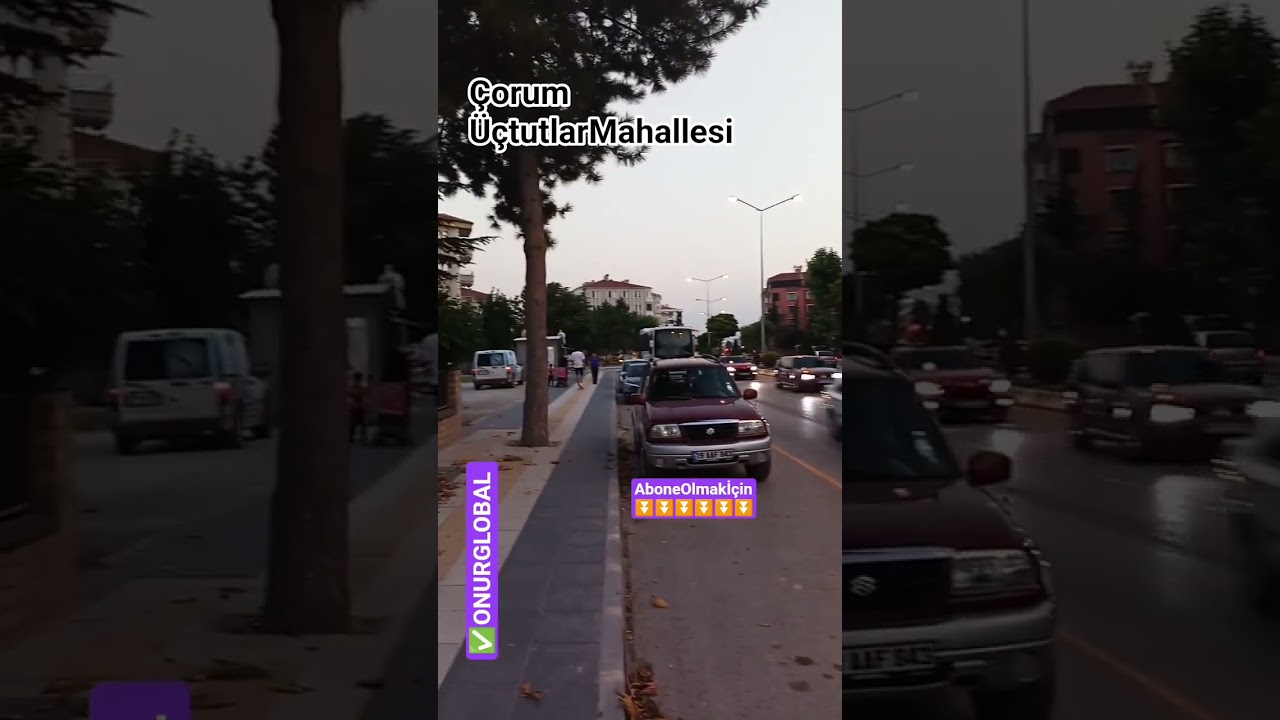 En Güzel Şehir/Dünyanın Merkezi Çorum/Cadde Turu 2025 