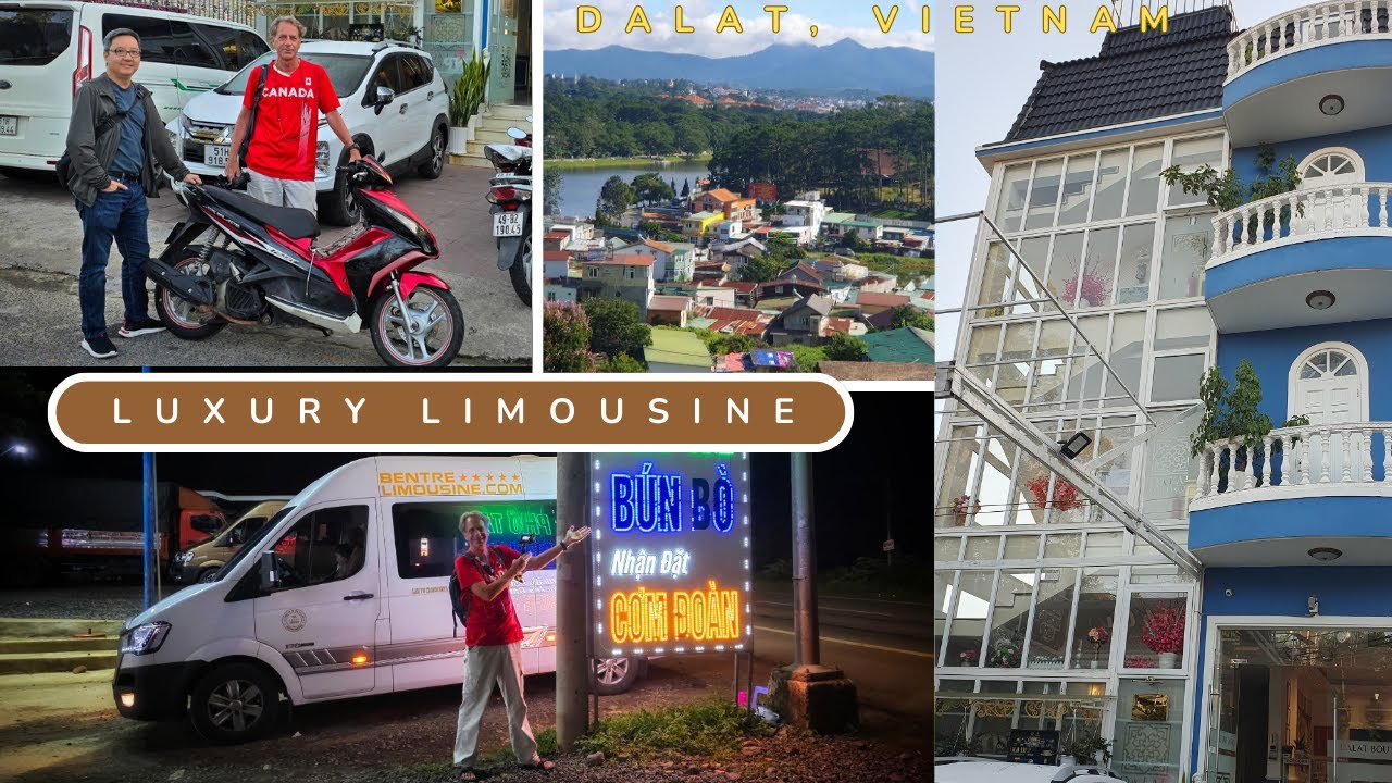 Dalat, VIETNAM - Limousine Night Bus & Scooter Tour (Nicest City in Vietnam?)