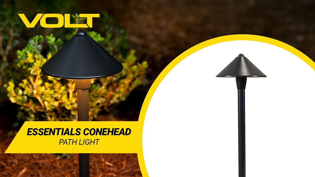 VOLT Essentials Conehead Path Light (Aluminum Black)
