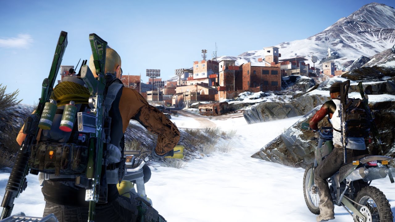 Snow base in GHOST RECON WILDLANDS |Stealth Kills | No Commentary Longplay