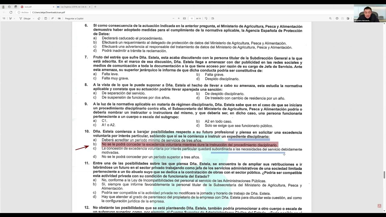 Corrección supuesto ADMVO-LI (AGE 2024)