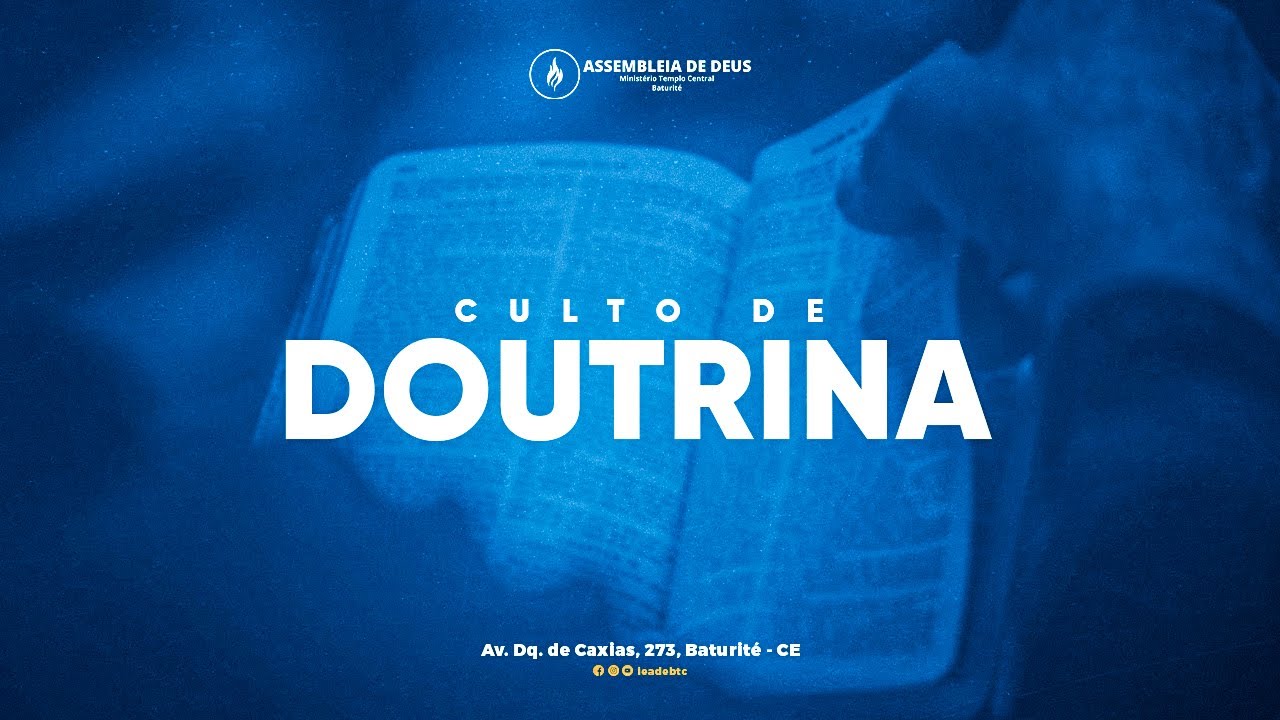 CULTO DE DOUTRINA | ASSEMBLEIA DE DEUS EM BATURITÉ | 30/01/2026