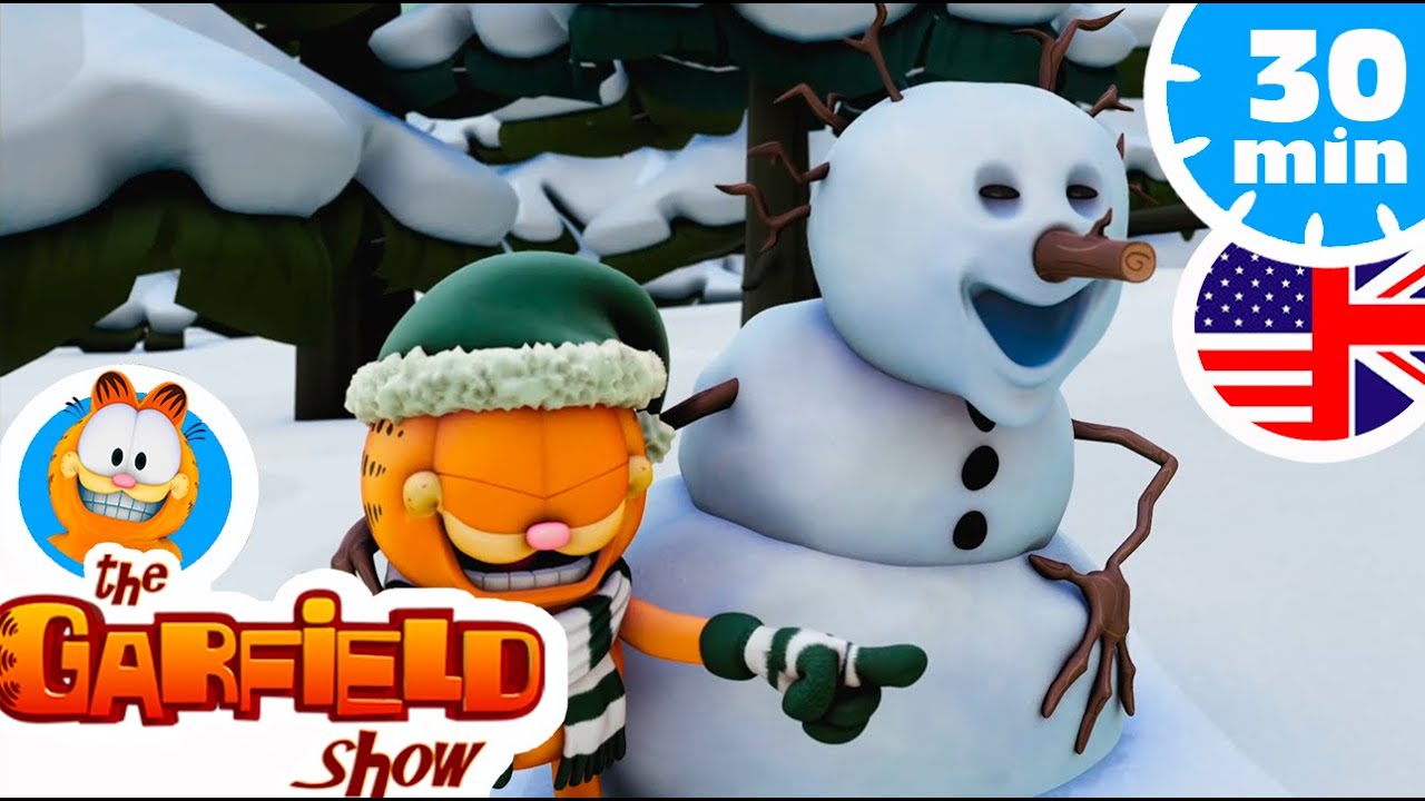 ❄️ Even without warmth Garfield can still have fun with his friends ! ❄️
