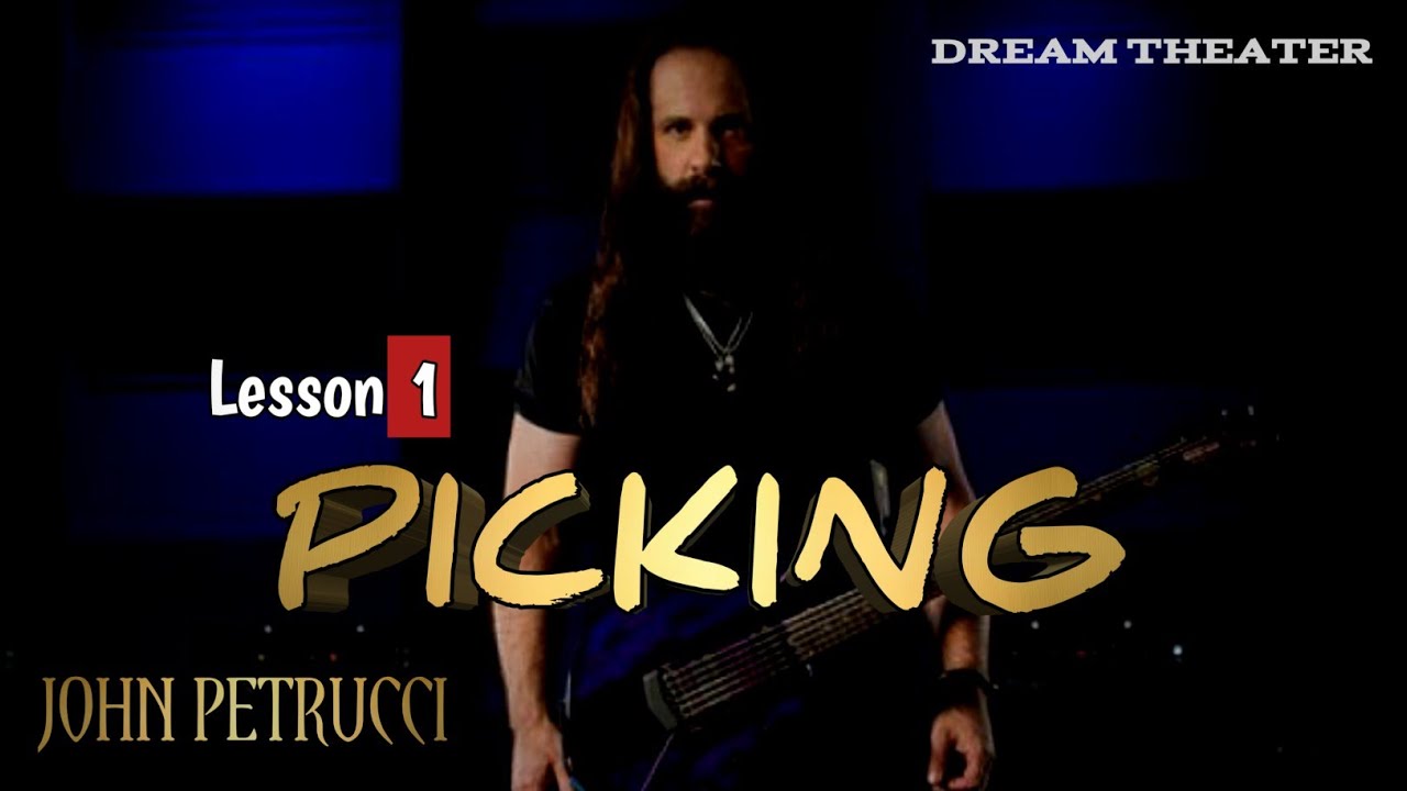 Latihan picking || JOHN PETRUCCI