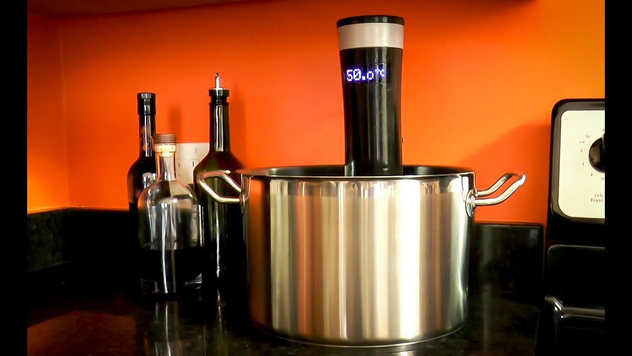 Sansaire: the world's best-looking sous vide circulator. Just $199. Now on Kickstarter!