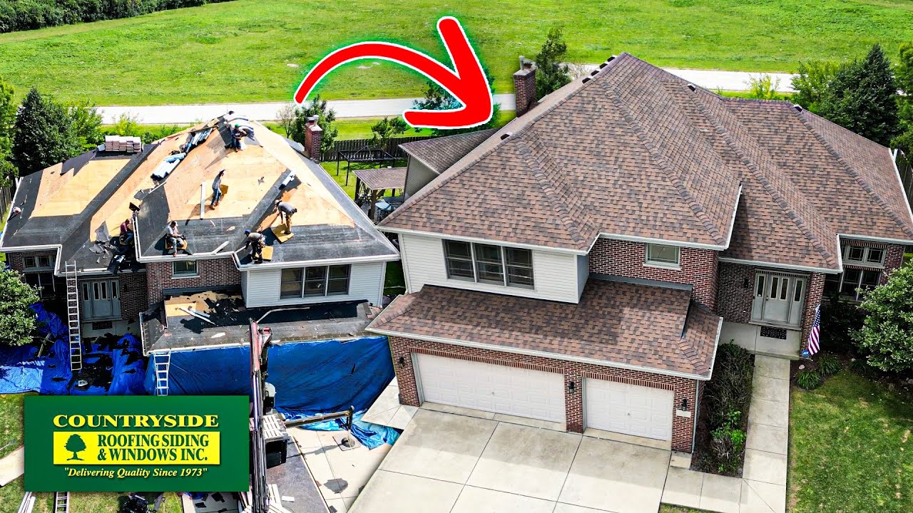 TRANSFORMING This Home Into A Modern Roof Design! 🏡 (Chicagoland Area)