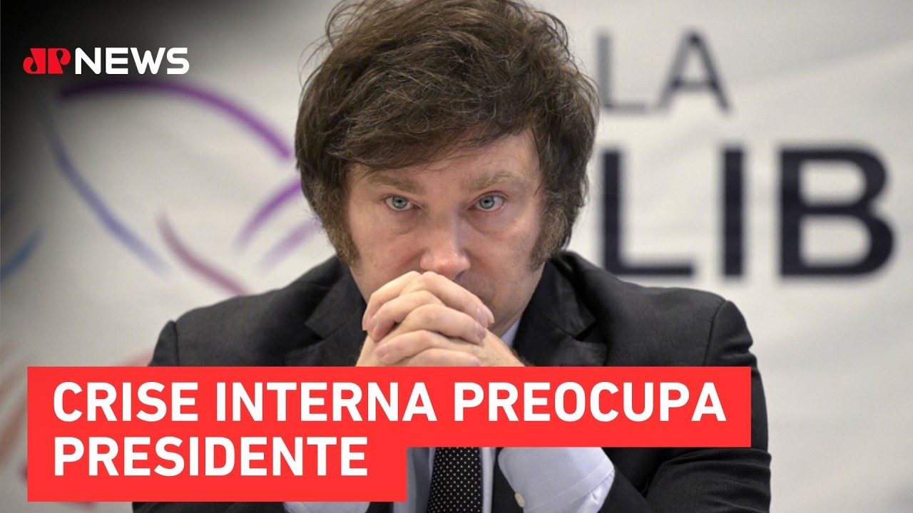 Argentina: Popularidade de Javier Milei despenca e mais de 60% desaprovam o governo | TEMPO REAL
