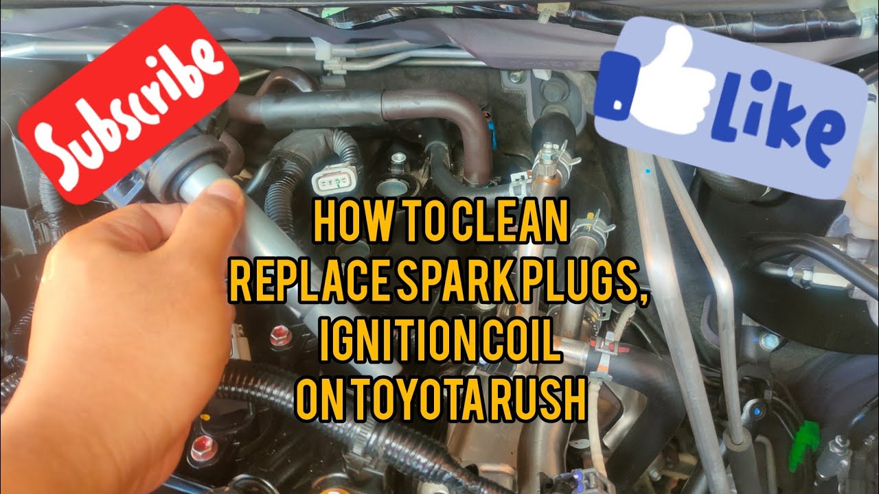 🇵🇭HOW TO CLEAN/REPLACE SPARK PLUGS AND IGNITION COIL FOR TOYOTA RUSH🇵🇭