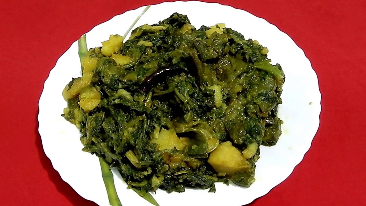 Palongsak | নিরামিষ পালং শাক এর তরকারি | Spinach Recipe