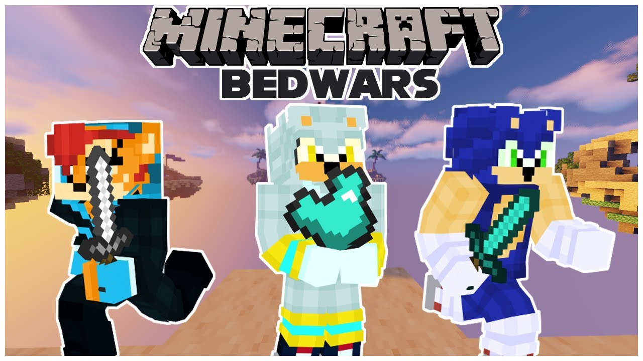 Silver, Sonic & Sally Play Bedwars - DETROY ALL BEDS!