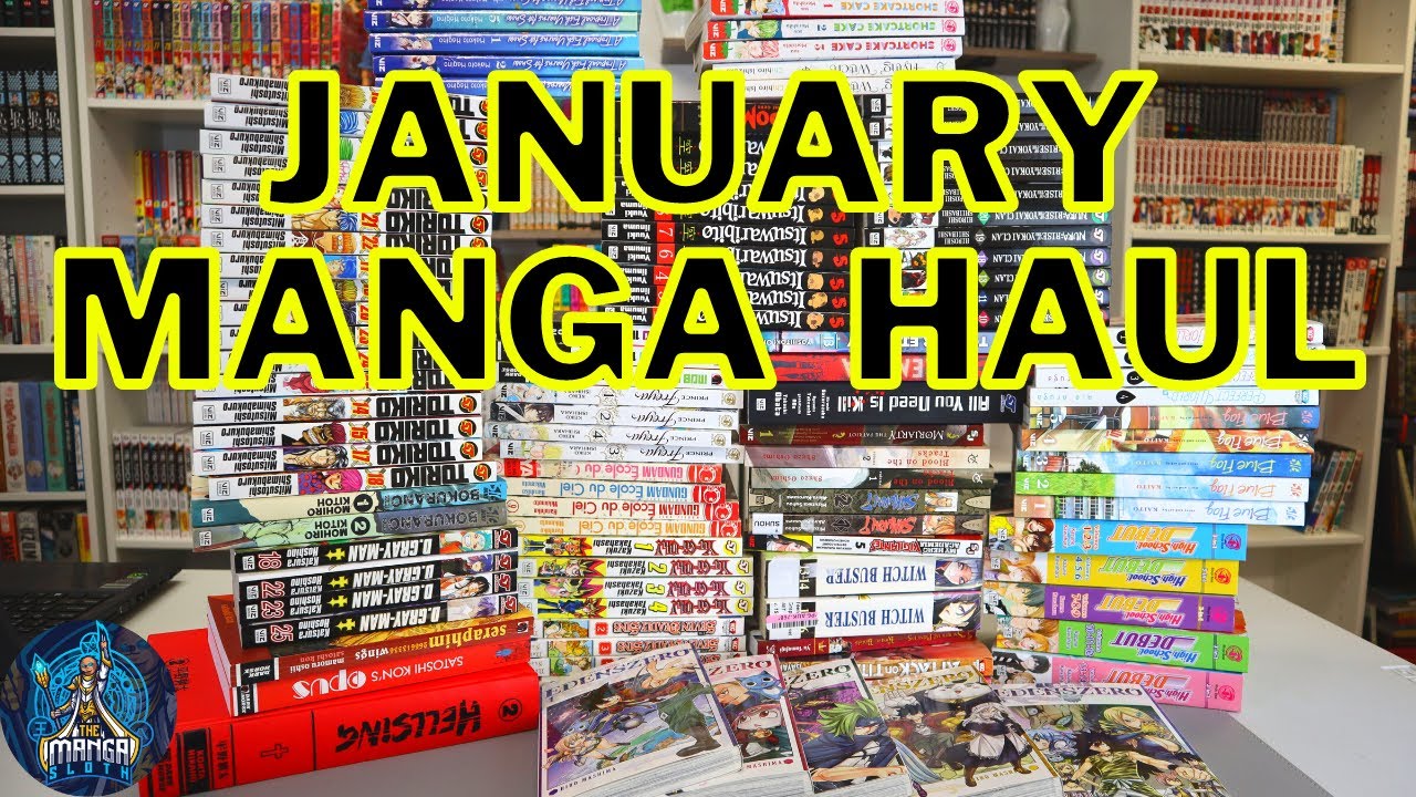 Giant January Manga Haul!  | (100+ Volumes!)