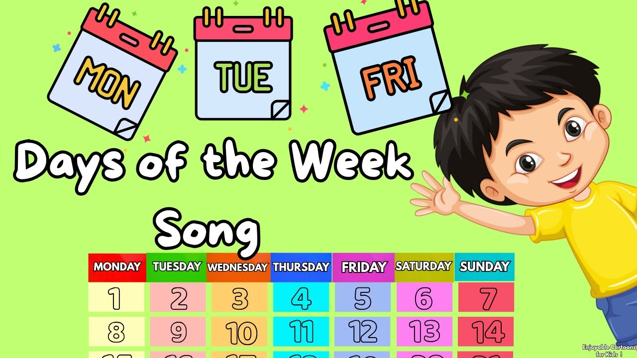 Days of the Week Song for Kids | Sing Along & Learn with Fun Music!